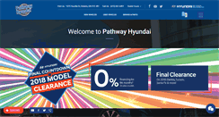 Desktop Screenshot of pathwayhyundai.com